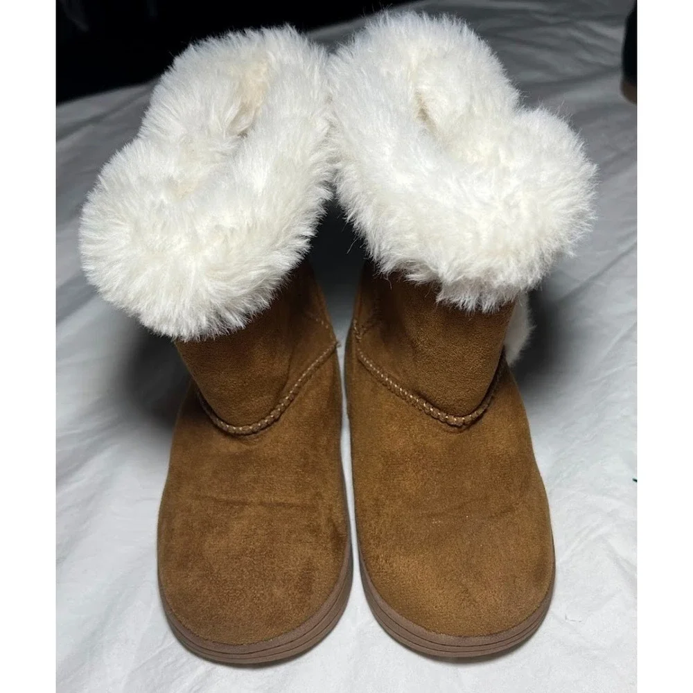 Jumping Beans Children's Place Toddler Girl Sz 6 7 Brown Boot Lot Short Tall Lot